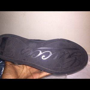 All black Gucci shoes